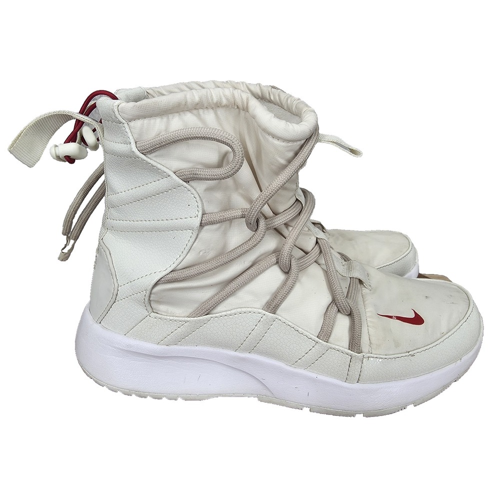 Nike Tanjun High Rise Boots Womens 7 Phantom White Winter Boots Cold Weather